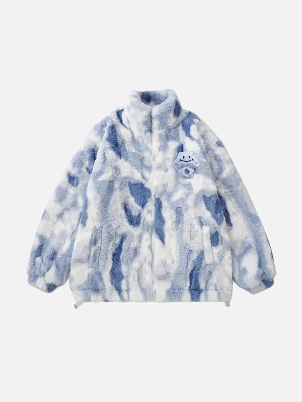 Limited Edition Aelfric Eden Gradient Tie Dye Fleece Jacket