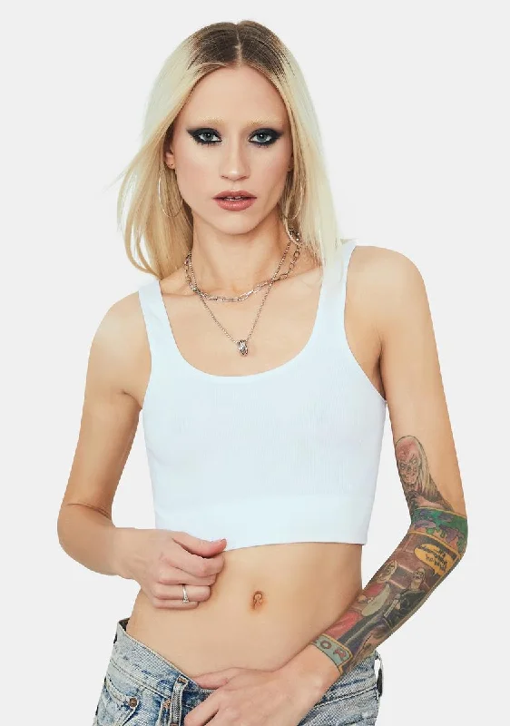 Absurdly Cheap Sale Pure Nobody Like Me Seamless Crop Tank