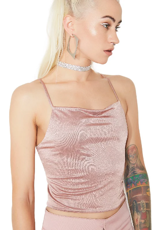 Street Style Fashion In Your Dreamz Slinky Halter Top