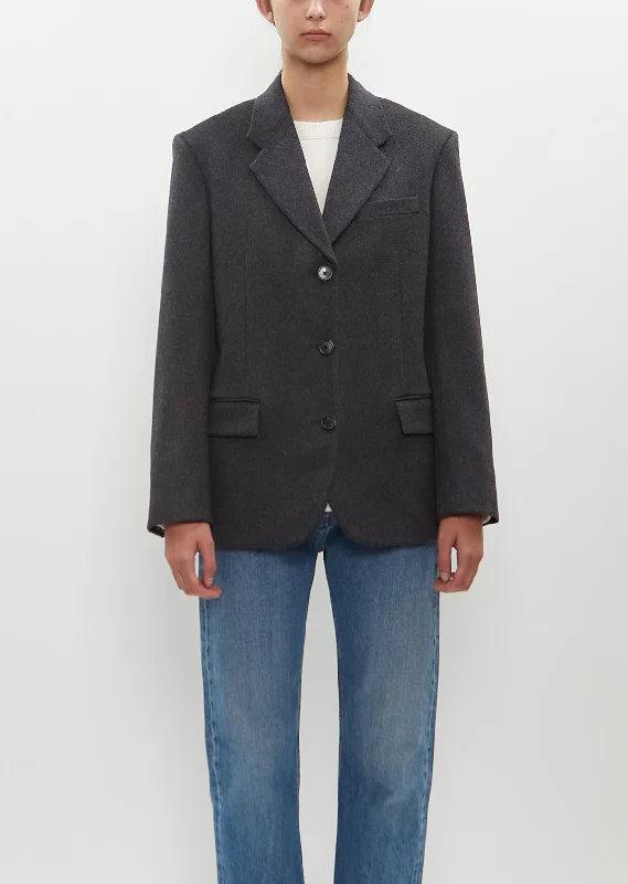 Elegant Simplicity Wardrobe Cashmere Lasonne Jacket