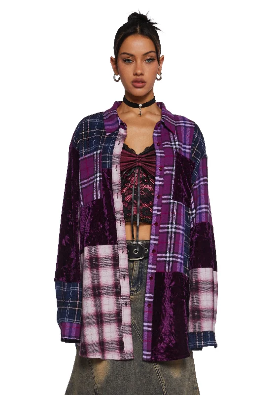 Comfortable Chic As You Are Oversized Flannel