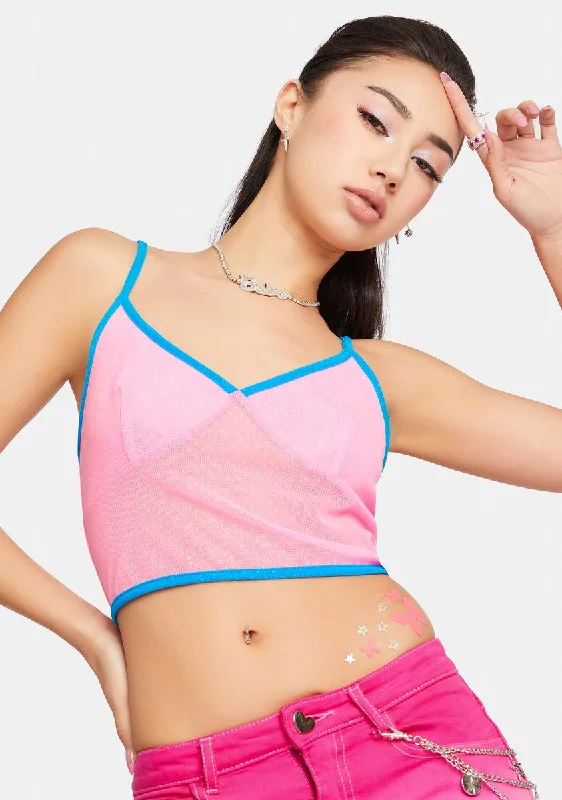 Exclusive Sale Sweet Diva Aesthetic Underwire Crop Tank