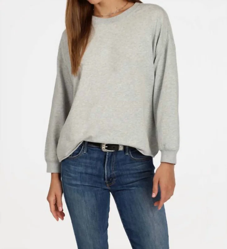 Spring Fling Sale Anna Crew Top In Grey