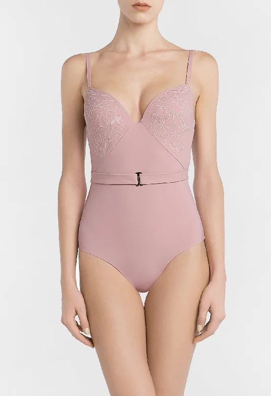 Luxe Layering Padded underwired swimsuit