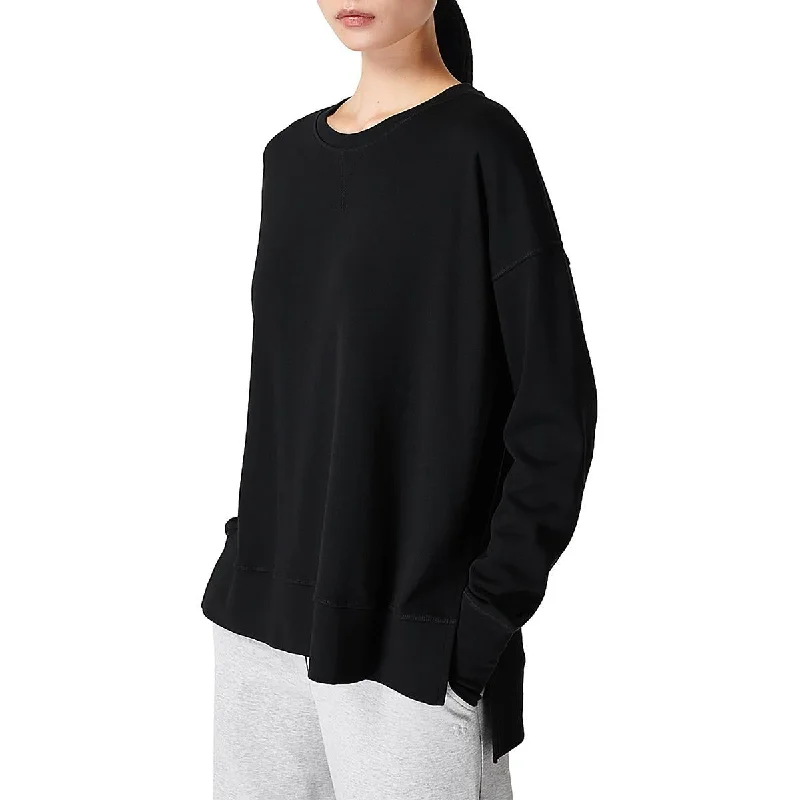 Casual Wear Womens Cotton Blend Crewneck Sweatshirt