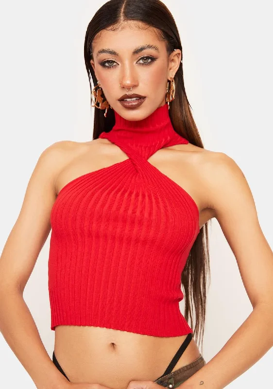 Trend Leading Collection Muses Of Me Halter Top