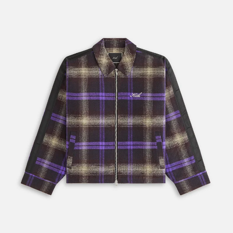 Big Savings On Rustic Countryside Styles Kith Women Corwin Flannel Coach Zip - Incognito