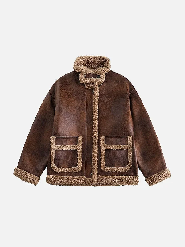 Flash Sale Starts Aelfric Eden Patchwork Sherpa Jacket