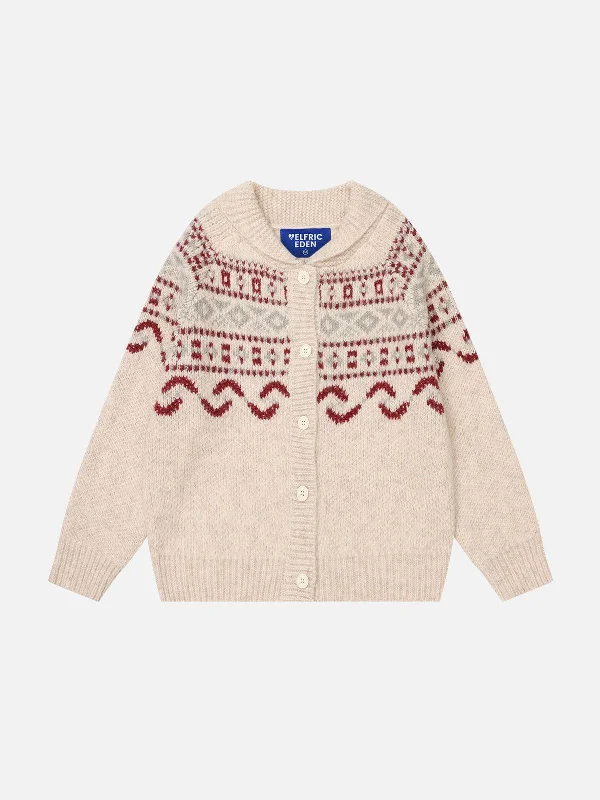 Timeless Classics Aelfric Eden Cropped Fair Isle Cardigan