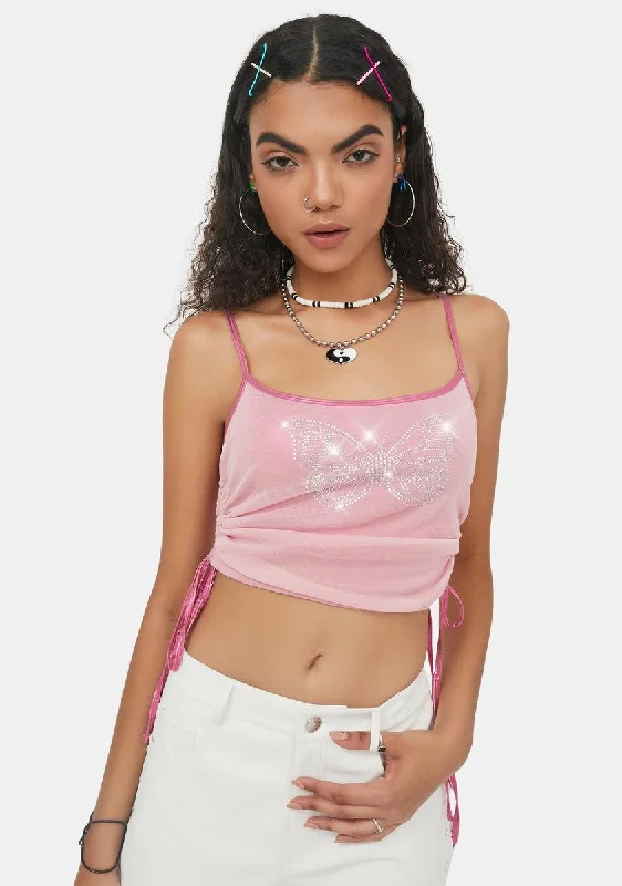 Limited - Time Bundle Another Wonder Rhinestone Crop Tank