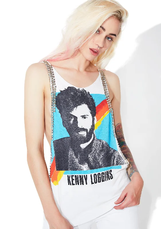 Vintage Retro Party Wear Vintage Deadstock Kenny Loggins Tank