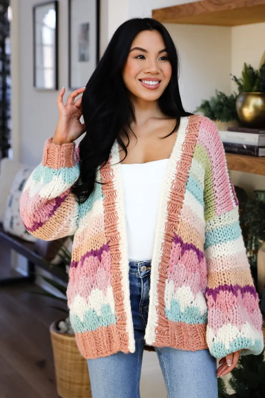 Big Savings Cozy Coolness Multi Sweater Cardigan