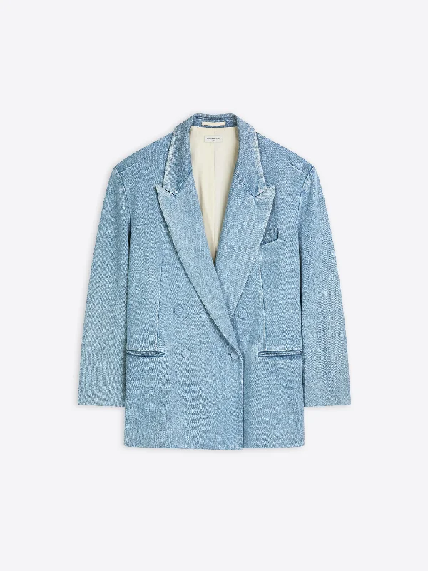 Casual Fashion Oversized denim blazer