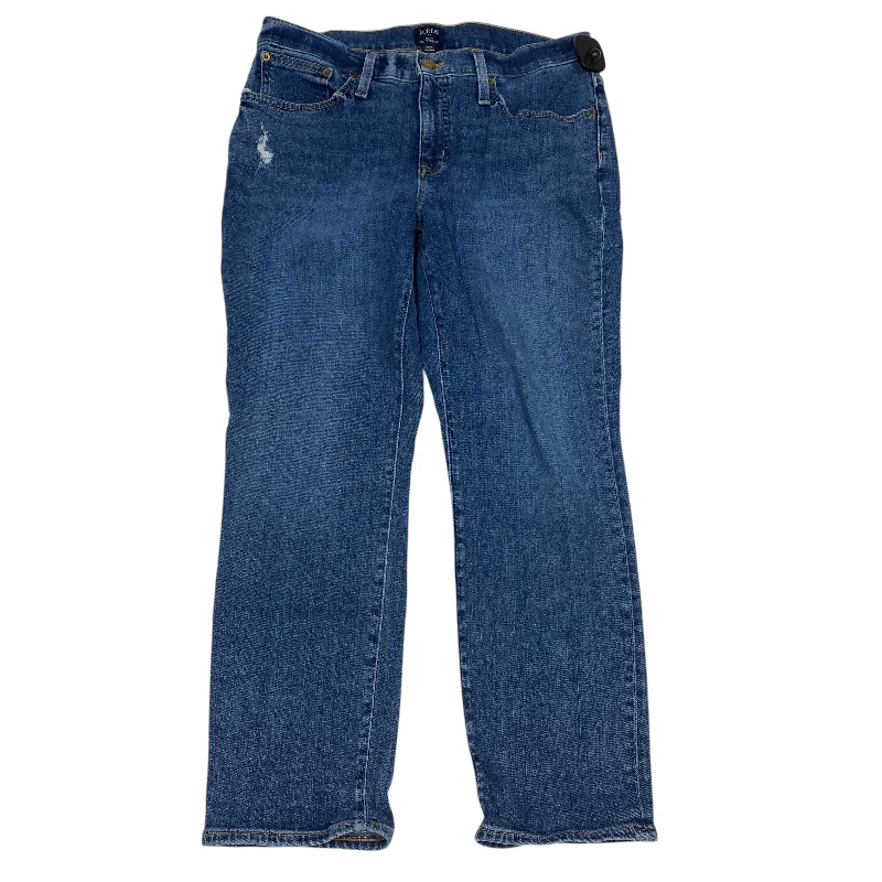 Jeans Boyfriend By J. Crew In Blue Denim, Size: 8p