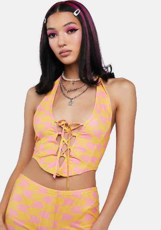 Fashion Deal Summer Nights Halter Top