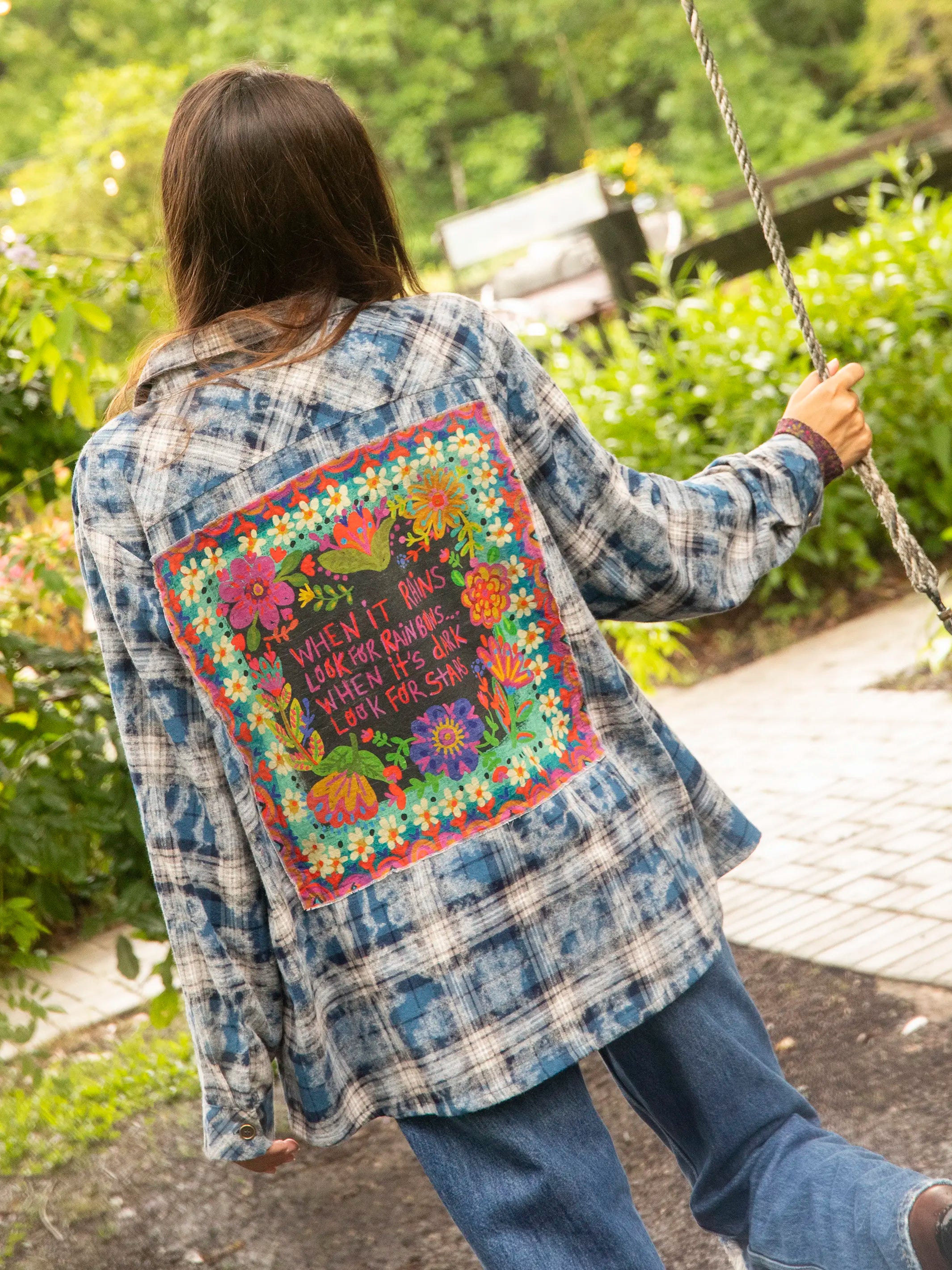 Mother's Day Special Telluride Patch Flannel Shirt - When It Rains