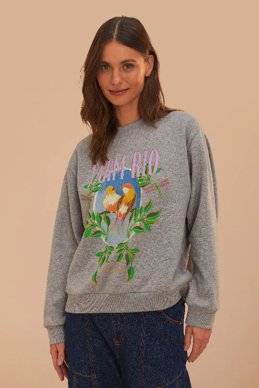 Trendy Women's Wear Grey Farm Rio Sweatshirt