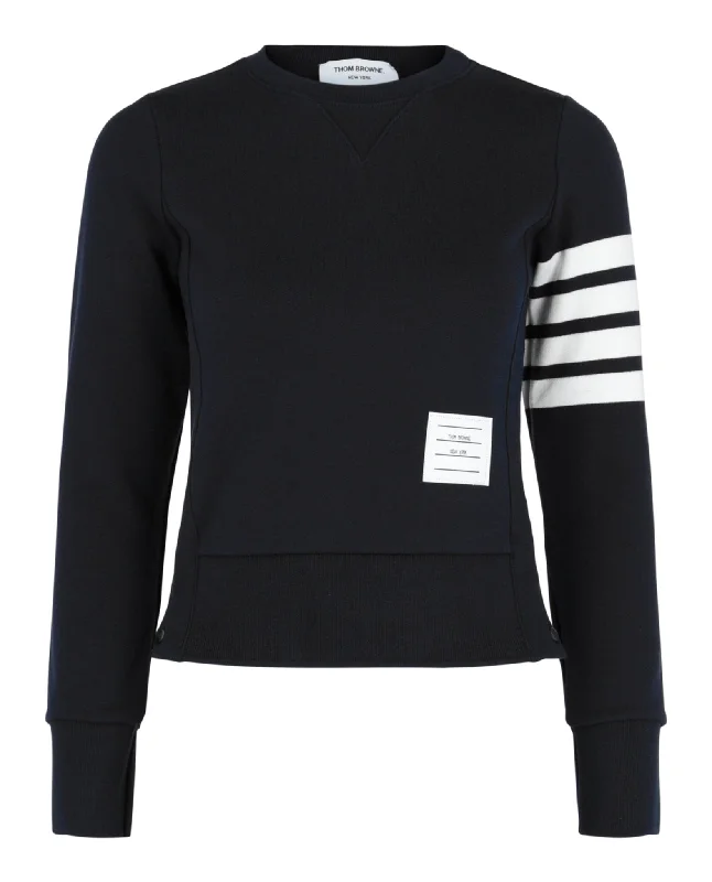 Sporty Streetwear Classic Loopback 4-Bar Sweatshirt