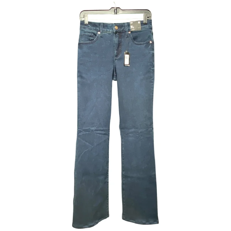 Jeans Boot Cut By Express In Blue Denim, Size: 6l