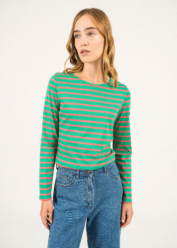 Bid Farewell To The Old Season Minquidame striped sailor shirt - regular fit, in light cotton (TREFLE/DOLY)