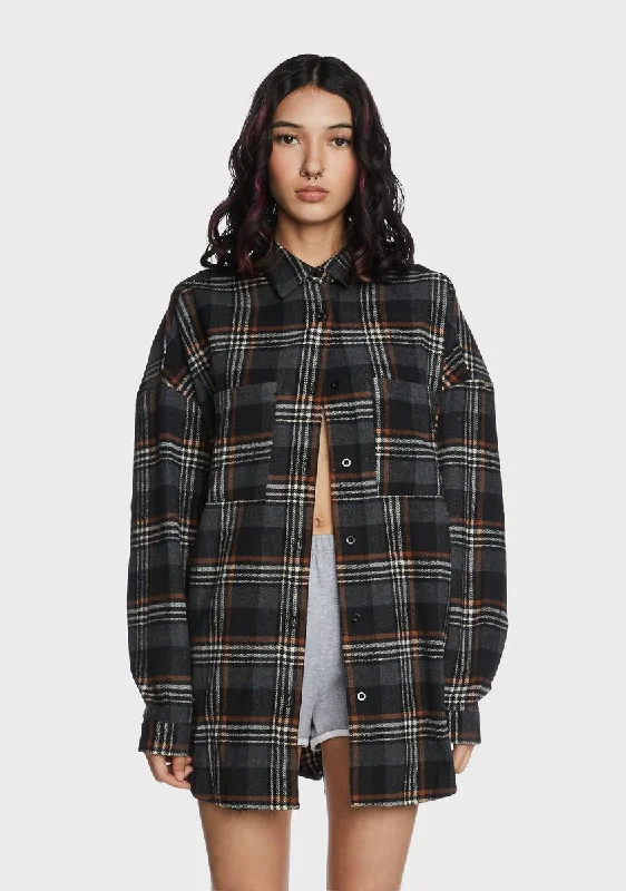 Absurdly Cheap Sale Need You Close Flannel Shirt