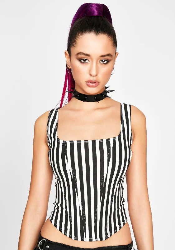 Must-Have Styles Clearly Hardly Yours Corset Tank