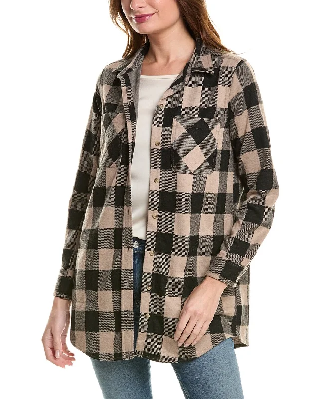 Day-To-Night Styles beachlunchlounge Sally Brushed Flannel Shirt