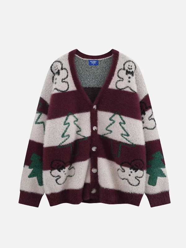 Trendy Fashion Sale Aelfric Eden Snowman Christmas Tree Cardigan