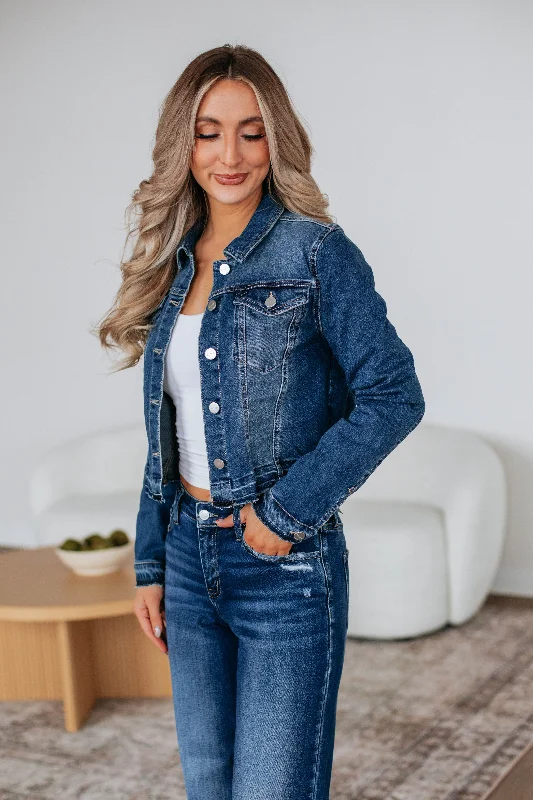 Y2K Nostalgic Fashion Look Kelsey Risen Denim Jacket