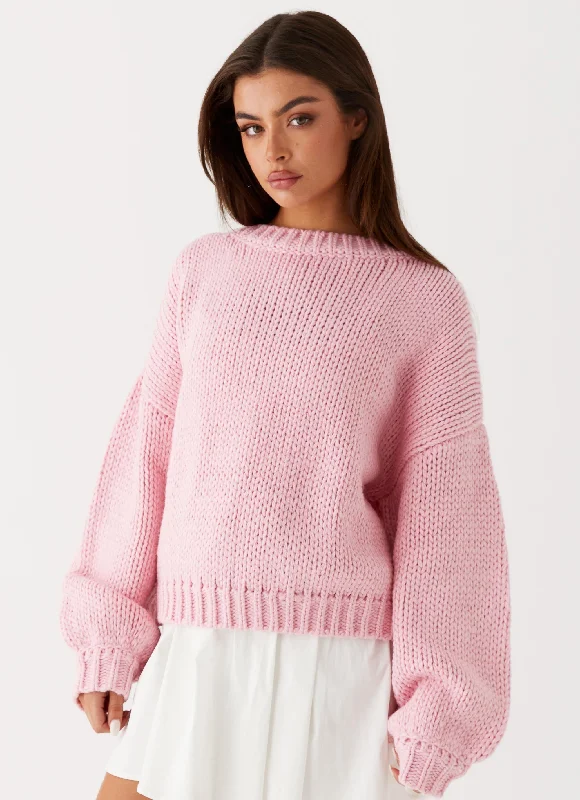 Last Chance Sale Costella Knit Sweater - Pink