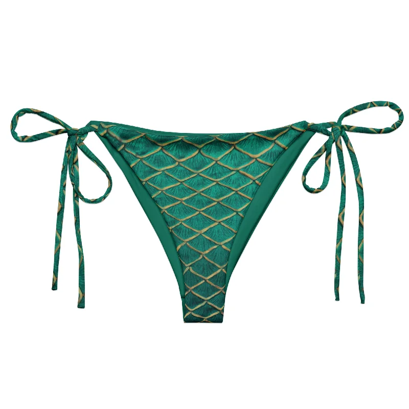 Vintage Fashion Ten Year Recycled String Bikini Bottom