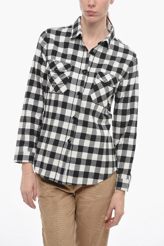 Discover Promotions Woolrich Checkered LIGHT FLANNEL Shirt