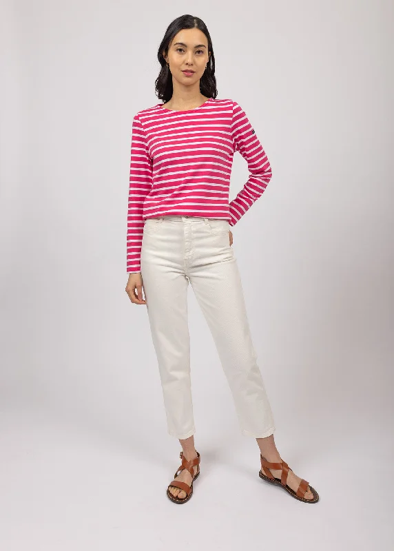 Limited Time Offer Minquidame striped sailor shirt - regular fit, in light cotton (DRAGON/NEIGE)