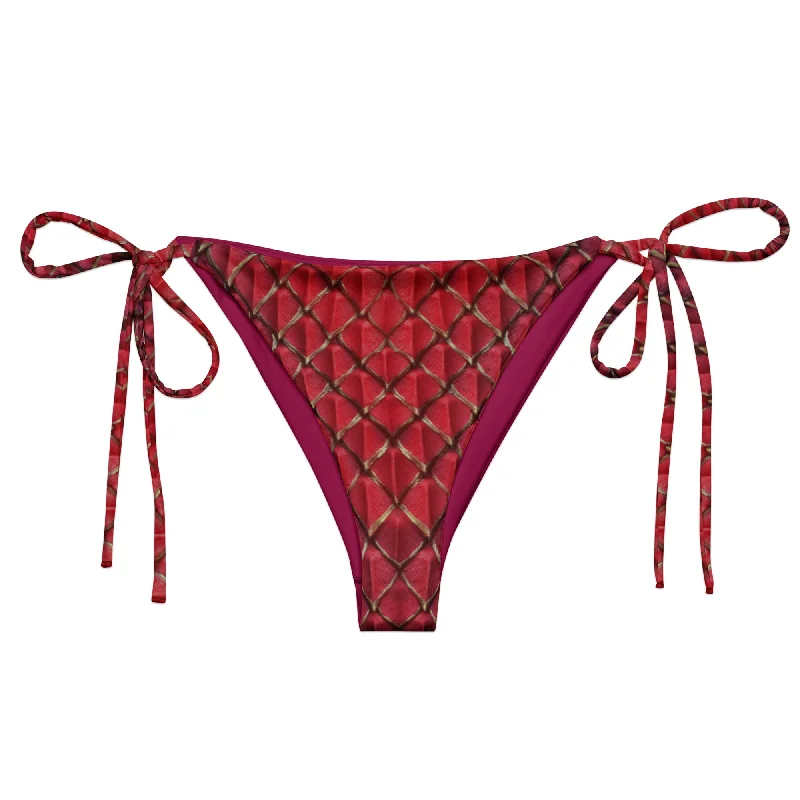 Limited Stock, Big Sale Dragonheart Recycled String Bikini Bottom