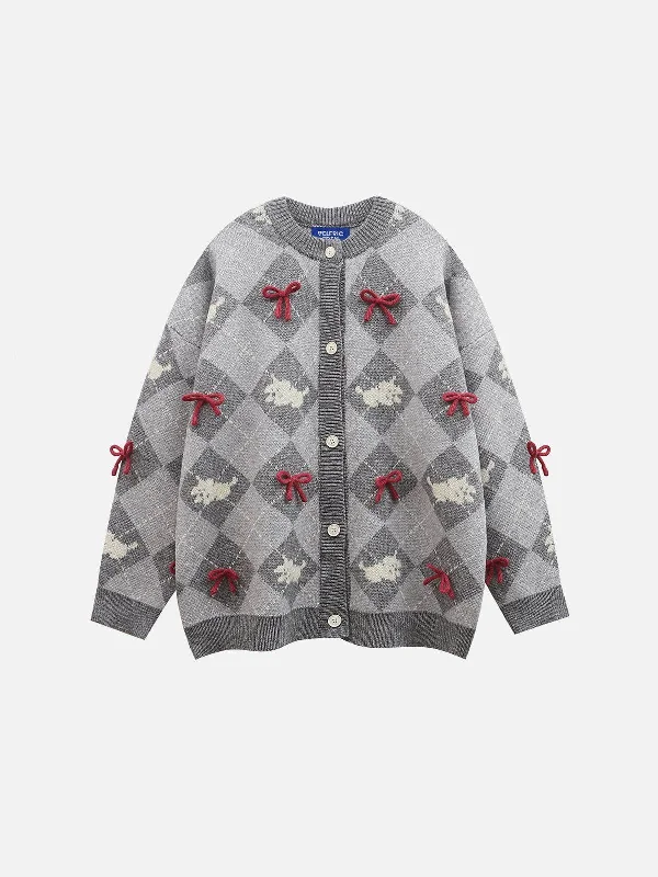 Fashion Frontiers Aelfric Eden Dog Graphic Cardigan