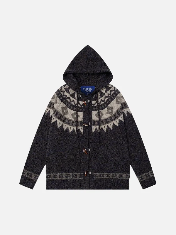 Limited Time Offer Aelfric Eden Fair Isle Hooded Cardigan