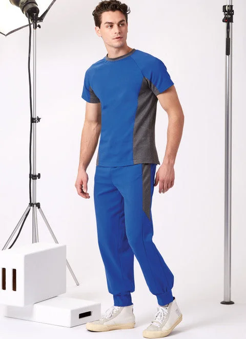 Affordable Luxury Fashion New Look Men's Top and Joggers N6760