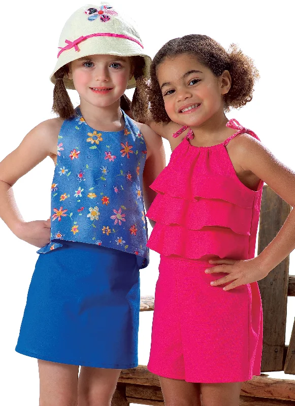 Don't Miss Out Butterick Girls Top, Skort and Shorts B4503