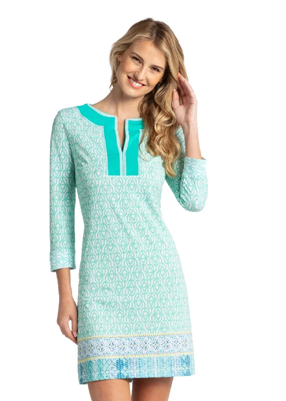 Seasonal Trend Coastal Cottage Tunic Dress