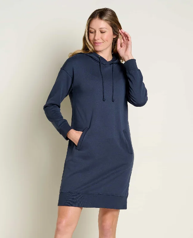 Chic And Comfortable Hemp Daybreaker Hooded Dress