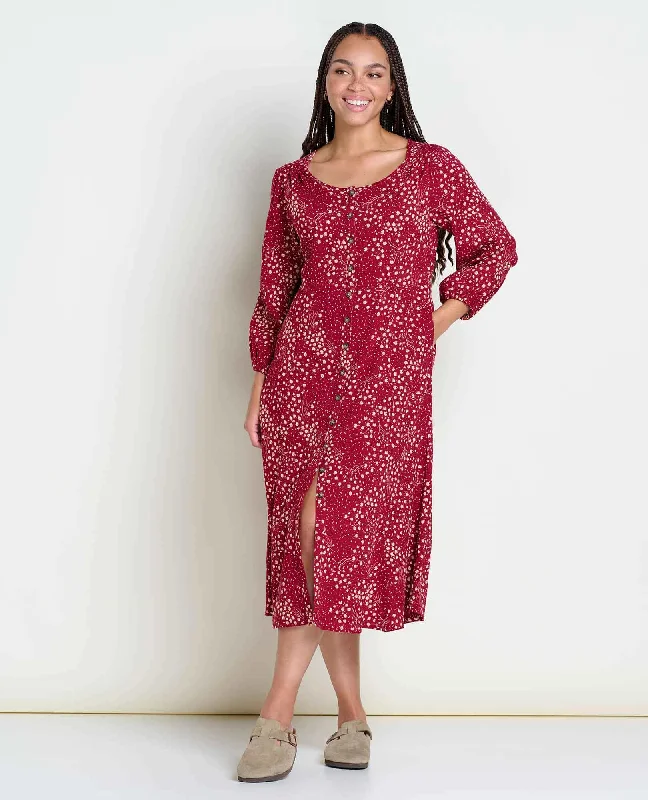 Style Upgrade Manzana Paneled Midi Dress