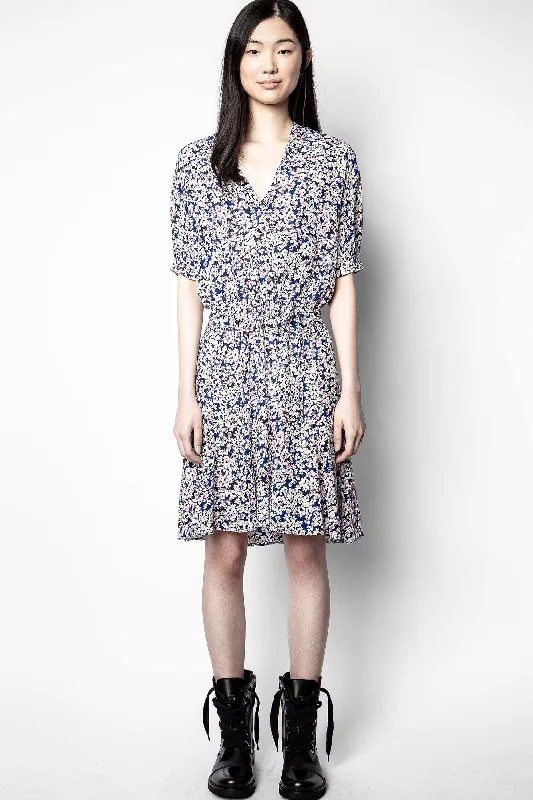 Relaxed Style Remove Cdc Print Begonia Dress