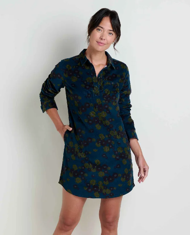 Grab Romantic Date - Night Styles Now Scouter Cord Shirtdress