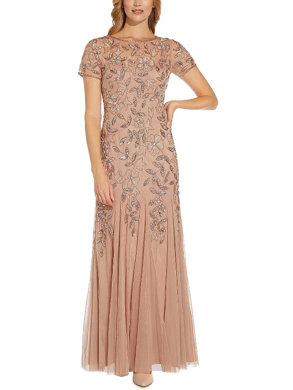 Style Your Wardrobe Womens Sequined Maxi Evening Dress