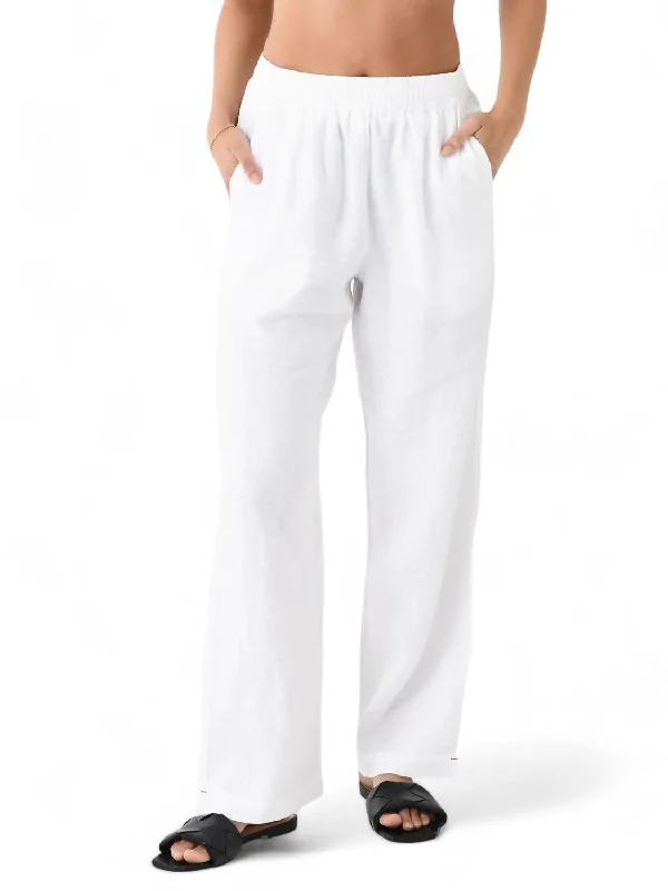 Chic Outfits Atticus Pant In White