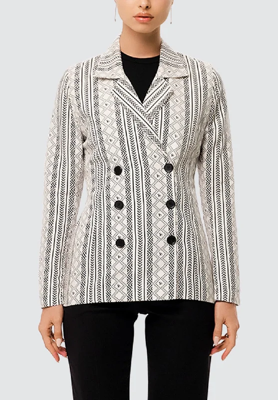 Spring Fashion Bambara Blazer | White