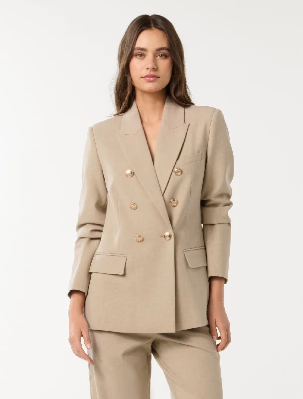 Ends Soon Immie Double Breasted Blazer