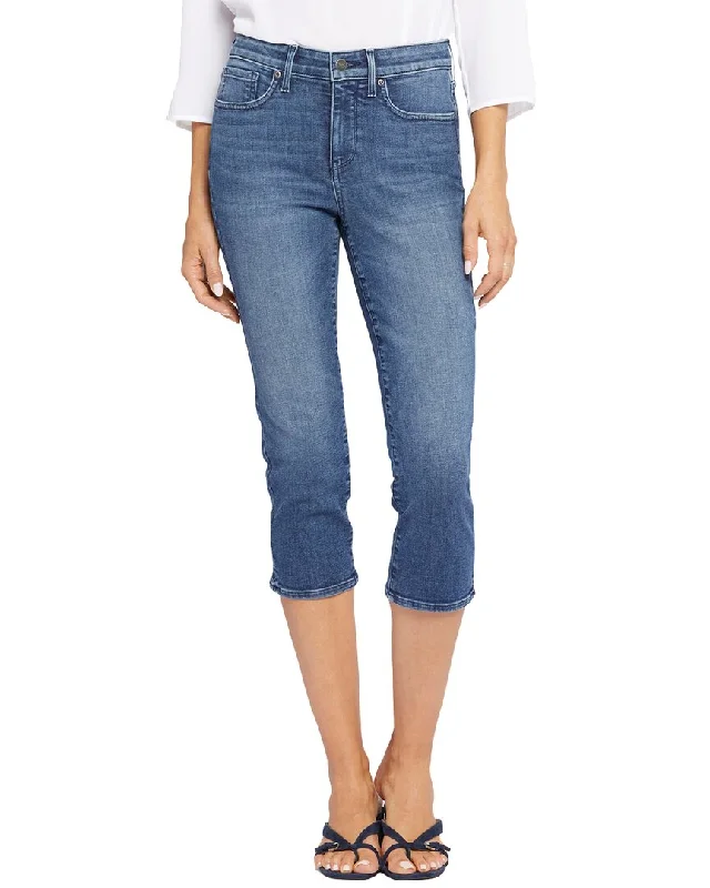 The Good Stuff NYDJ Slim Straight Crop Caliente Jean