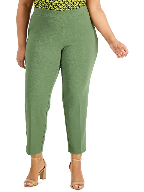 Final Clearance Plus Womens Pull On Slim Ankle Pants