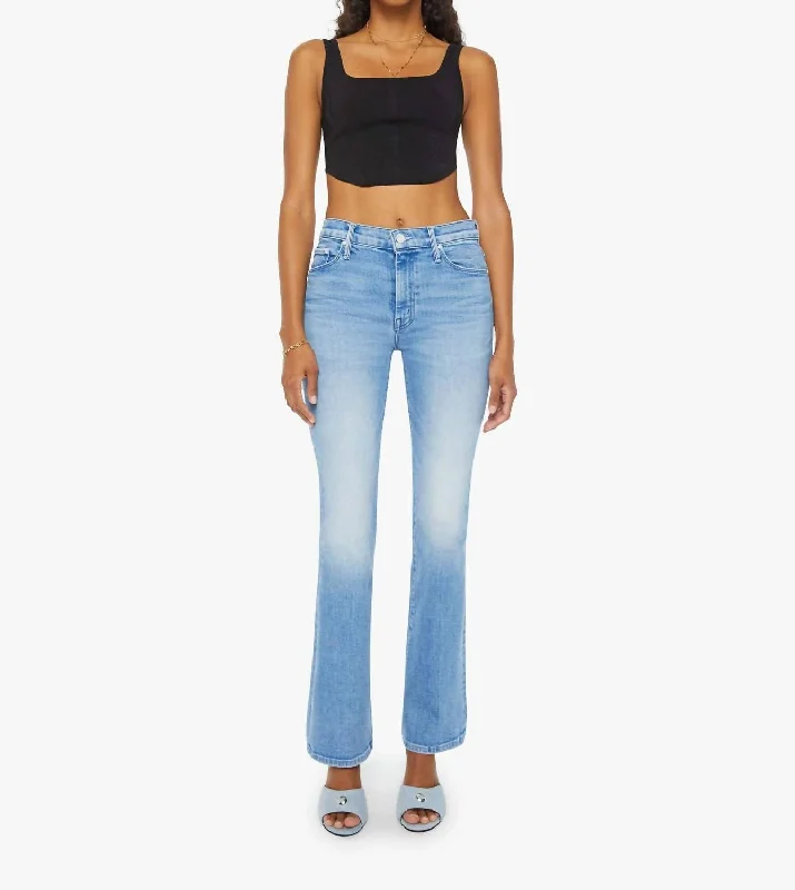 Final Sale The Weekender Flare Jeans In Mediterranean Muse